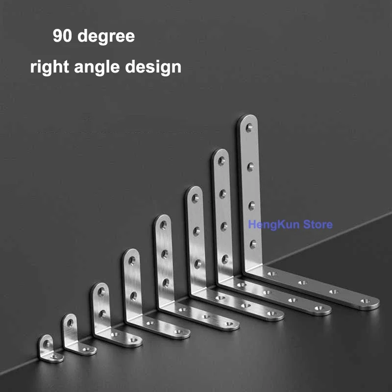 Stainless Steel Brackets Straight Repair Flat Straight Fixing Straight Brackets Corner Code Repair Fixing Brackets