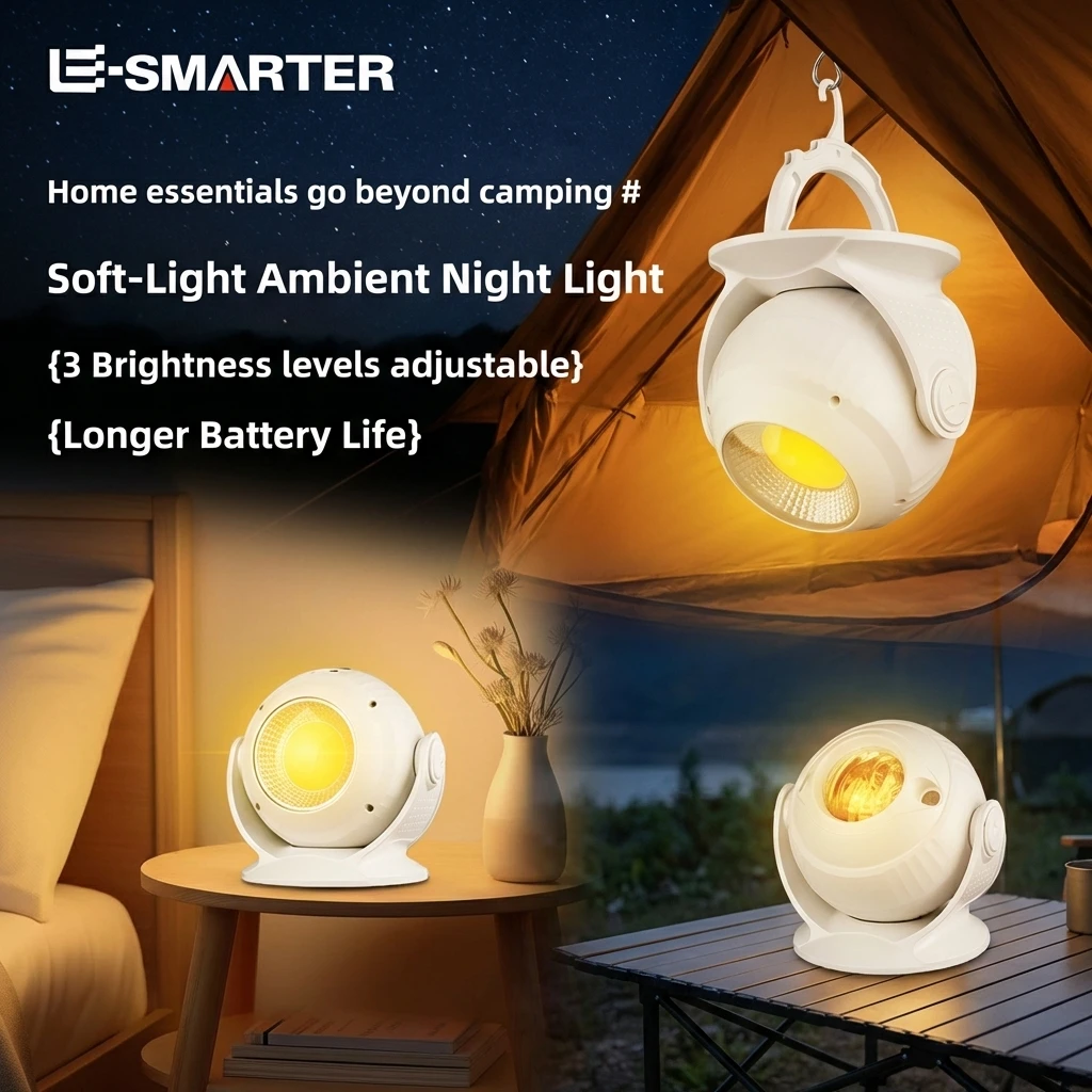 充電式星空プロジェクターキャンプランプ多機能月光オーロラ雰囲気照明屋外キャンプ場用