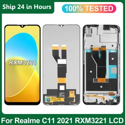 НОВЫЙ дисплей Oppo Realme C11 2021, RMX3231, замена сенсорного экрана Realme C11 RMX2185, для ремонта ЖК-дисплея RealmeC11