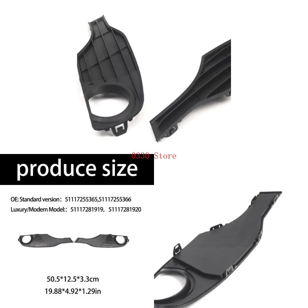 

ABS Black Auto Grill For 320i 328d Grille Cover Guard 51117255365,51117255366