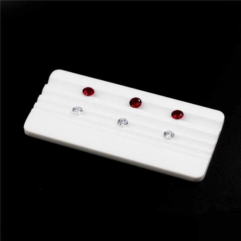 Diamond Bare Stone Gemstone Grading V-Groove Color Treasure Display Panel Viewing Board Naked Diamond Size Compariso Stone Panel
