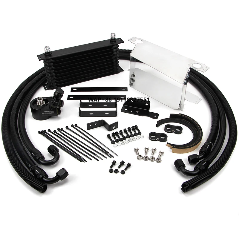 

Комплект радиаторов из алюминиевого сплава для охлаждения масла двигателя GT86 GR86 BRZ FA20 FA24 с дефлектором воздуха и термостатом BATTLEBEE