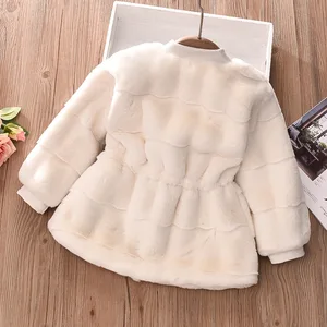 معطف فرو صناعي للبنات بدلة أطفال أميرة ملابس خارجية للأطفال معطف عيد الميلاد من 1 إلى 5 سنوات خريف وشتاء 2023 أعلى 12 ملابس تزلج مبيعة فتاة الرضاعة - No9