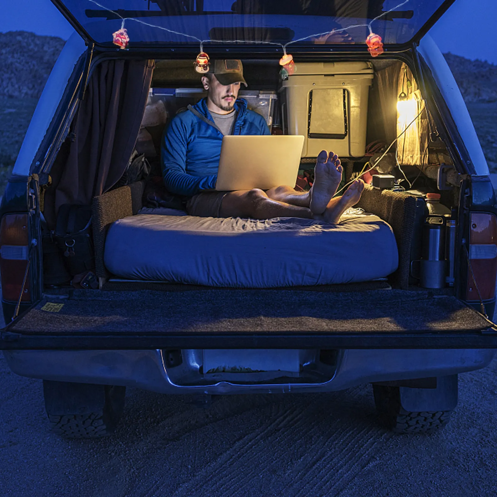 

Colorful Car String Lights LED 20LED Mini Christmas Fairy Decorative Lights USB Powered Remote Timer Indoor Outdoor