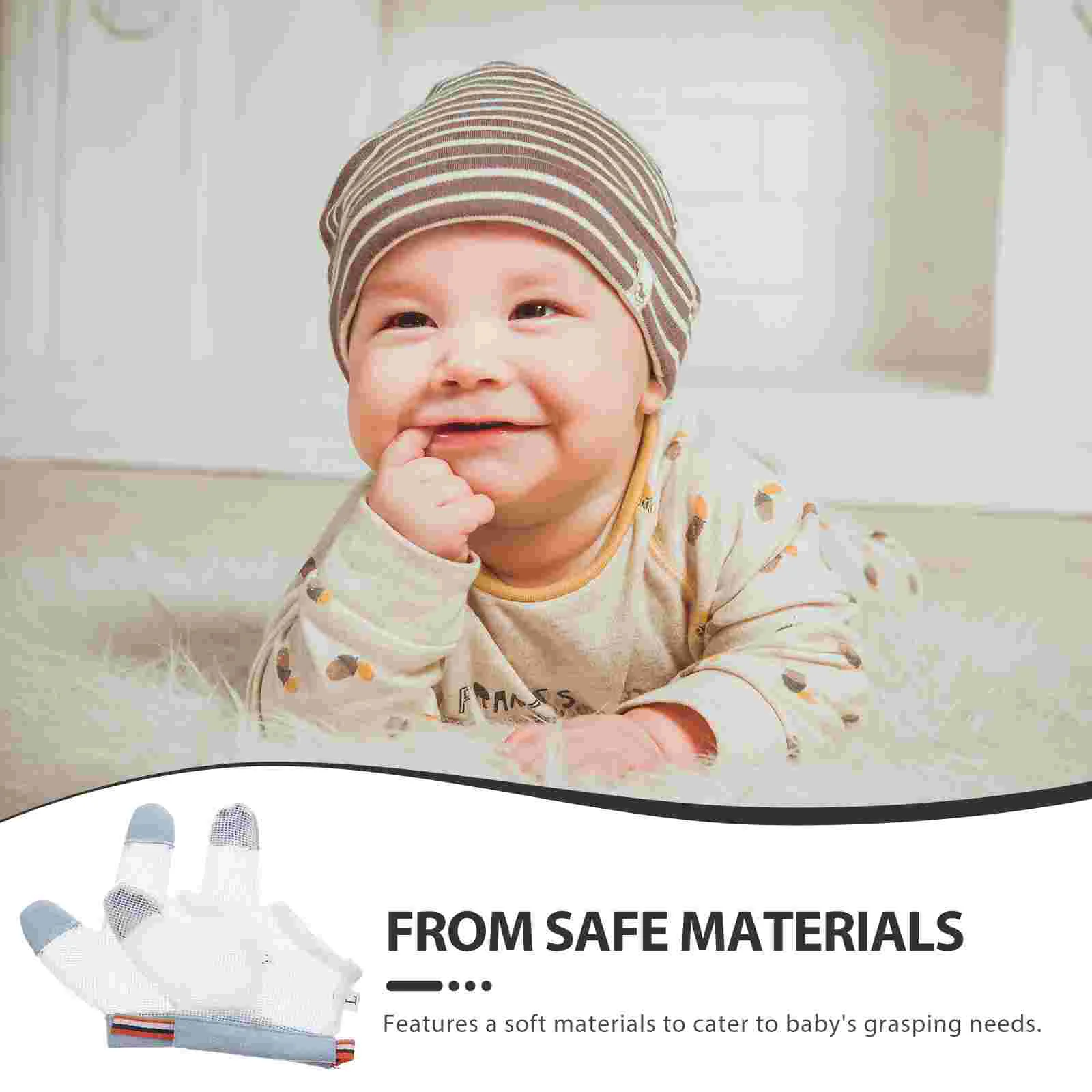 Anti-eating Gloves Travel Toys for Babies Finger Nylon Baby Thumb Sucking Stop Mitt