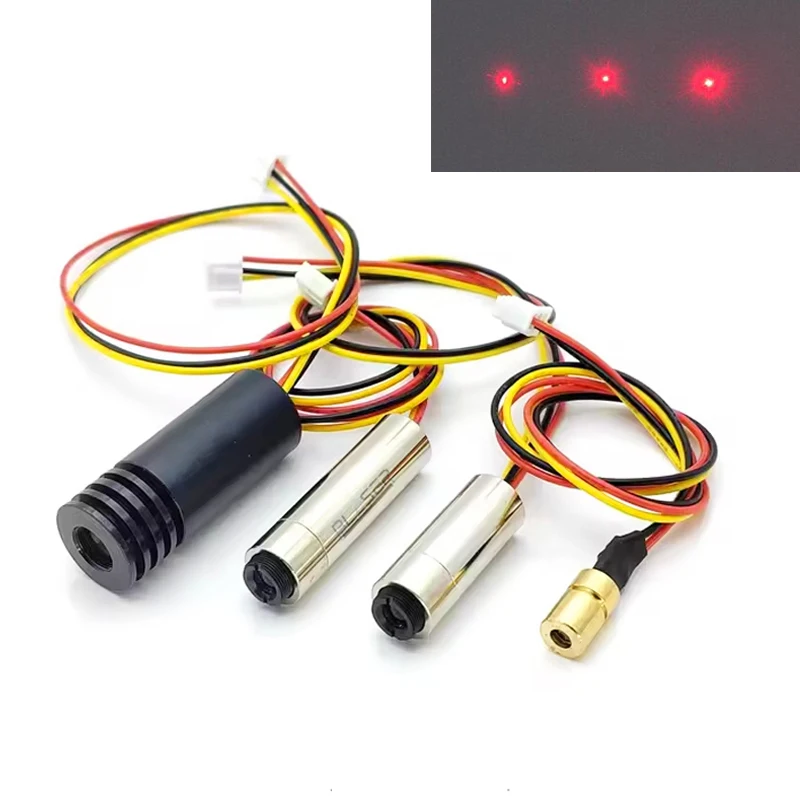 TTL 15Khz 10mW 30mW 50mW 100mW 150mW 650nm Red Dot Focusable Laser Module DC5V