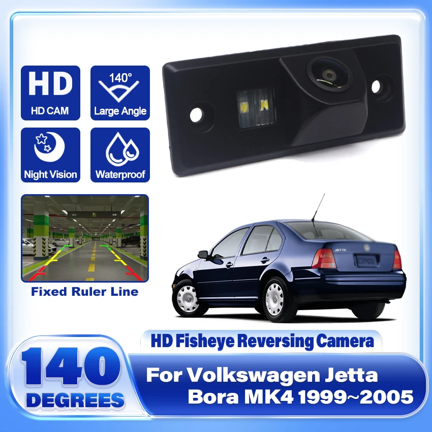 CCD HD Fisheye Rear View Camera For Volkswagen For VW Jetta Bora MK4 1999 2000 2001 2002 2003 2004 2005 Car Reverse Monitor