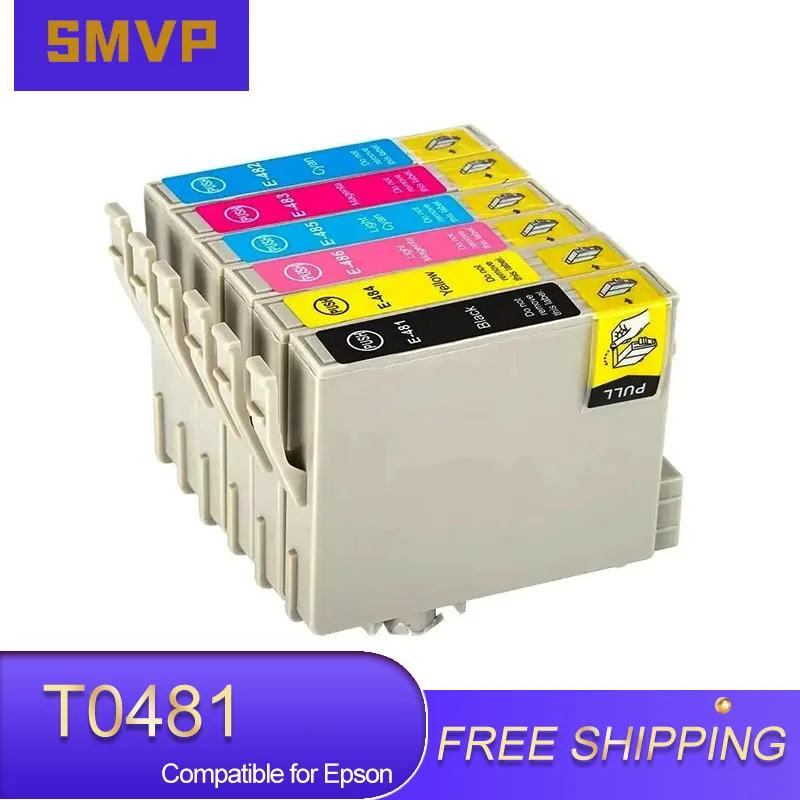 T0481 T0482 T0483 T0484 T0485 T0486 Ink Cartridge for Epson Stylus Photo  R200 R220 R300 R300M R320 R340 RX500 RX600 RX620 RX640