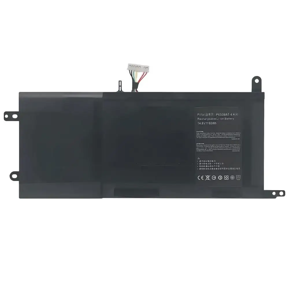 P650BAT-4 Battery for Clevo P650SA P650SE P651SG Sager NP8650 NP8651 NP8652 14.8V 60Wh
