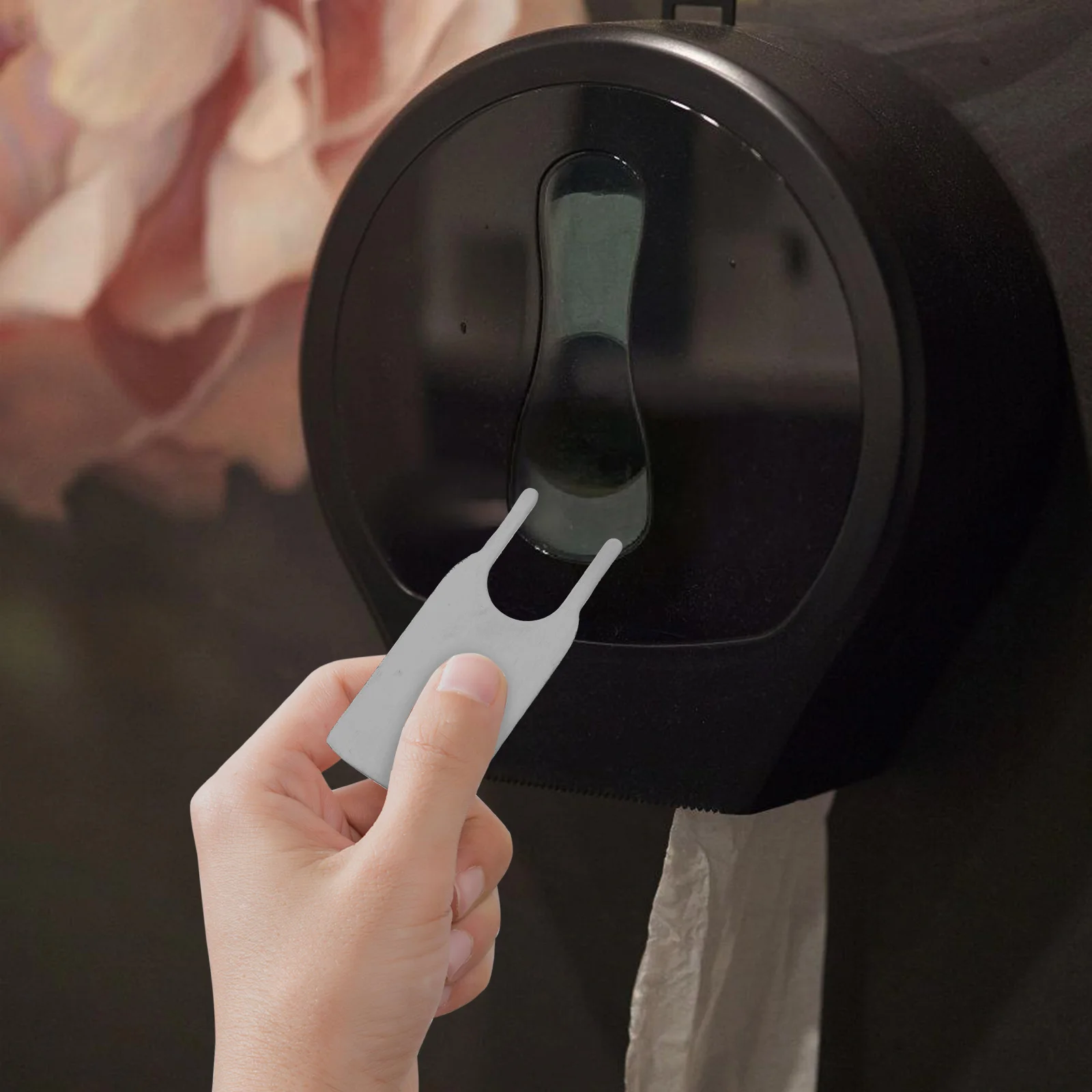 

Commercial Paper Towel Dispenser Key for Toilet Plastic Dispensers Tissue Box Multiple Keys Replacement Accessory