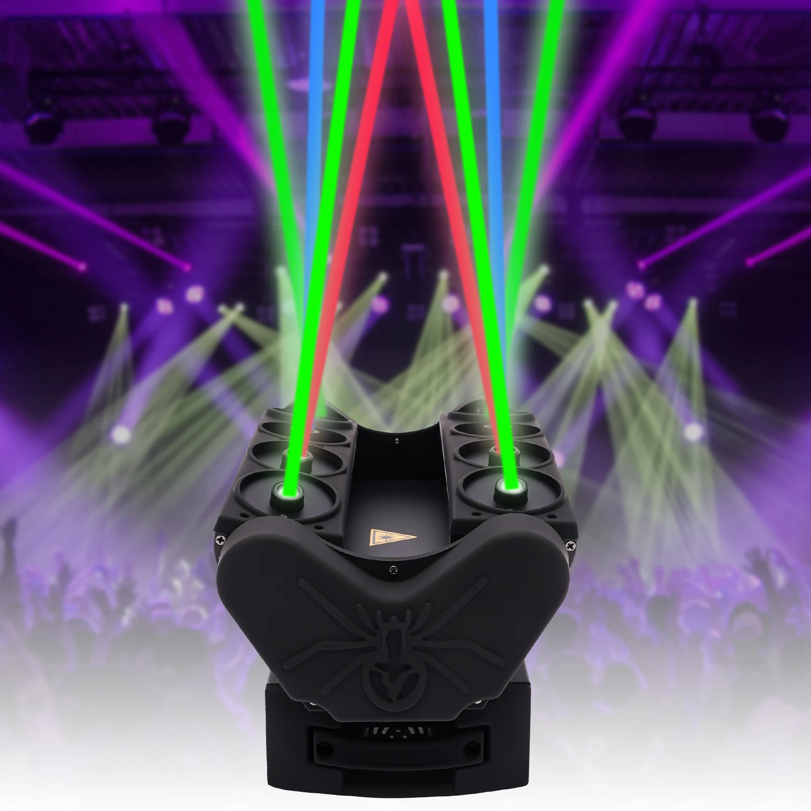 8 Eyes LED RGBW Moving Head Light 150W LED Beam Stage Lighting DMX512 Spider Light FOR DJ Nightclub Party