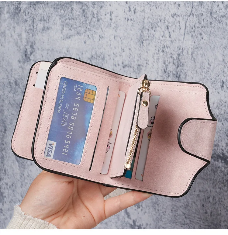 Chiikawas Wallet Women Credit Card Holder Girl Fashion Card Bag Cute Cartoon Money Bag Female Kawaii Coin Purse Birthday Gift