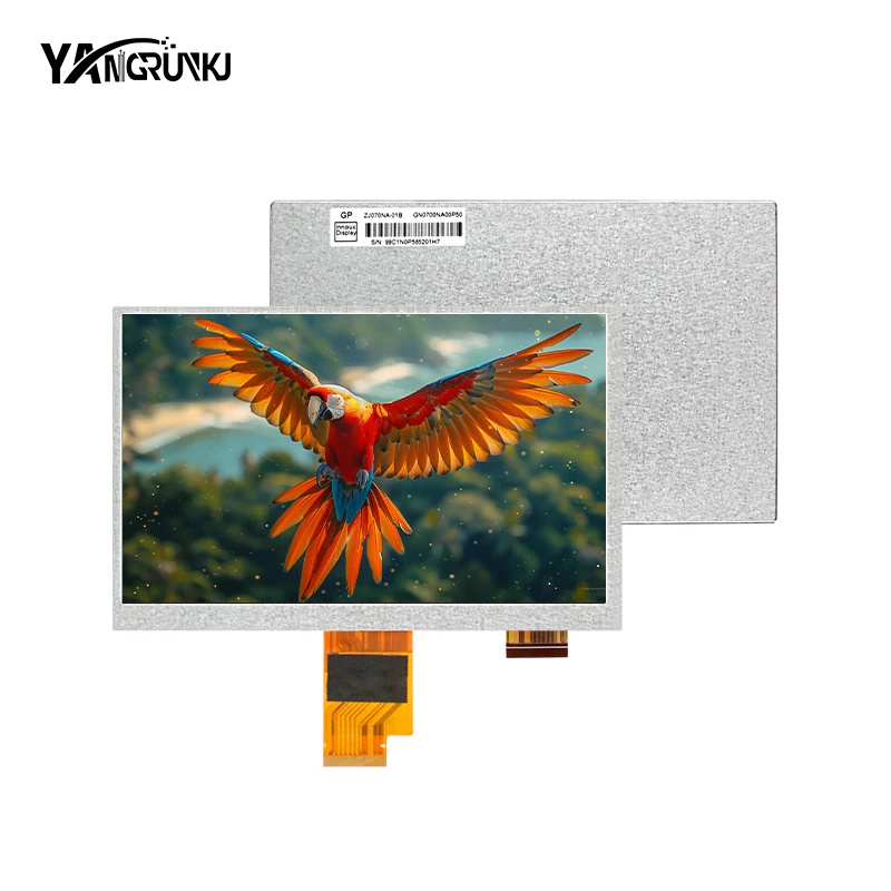 

7.0 Inch LCD ZJ070NA-01B 1024x600 LVDS40Pin TN Panel For car navigation industrial control display