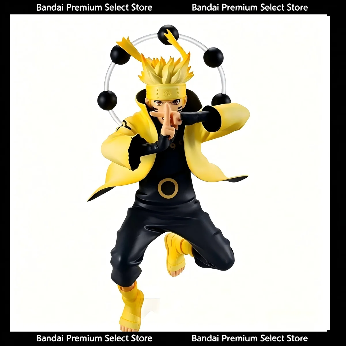 

In Stock Bandai Banpresto Naruto Vibration Stars Six Paths Uzumaki Naruto Anime Action Figure Collectible Doll Fan Gift