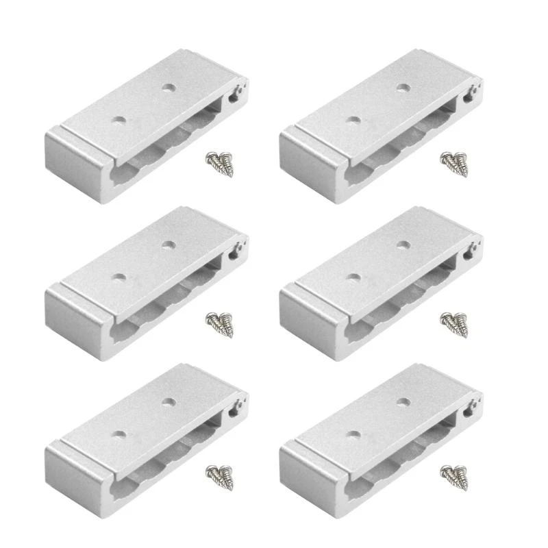 6Pcs Folding Coat Hook Heavy Duty Robe Hook for Hanging Bags Jackets Towel 448A