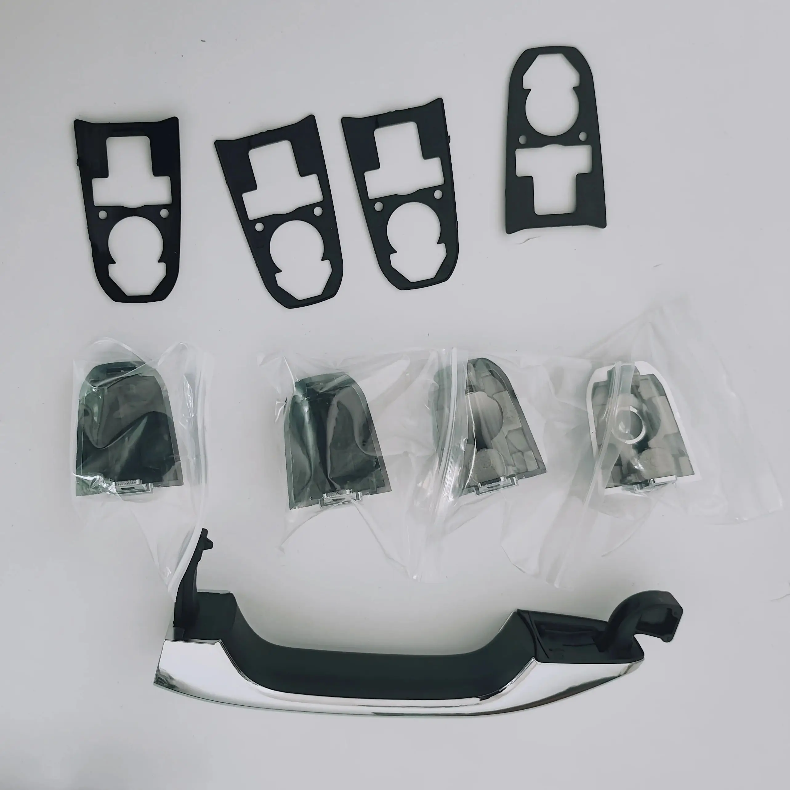 Exterior Door Handle for General Motors, Silverado Sierra 2014-2022, Colorado 2015-2023, Chrome Front Rear, left and right