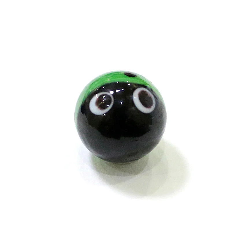6Pcs 16MM Rare Glass Marbles Ball Creative Ladybug Bee Design Aquarium Home Vase Decor Holiday Party Xmas New Year Gift for Kids