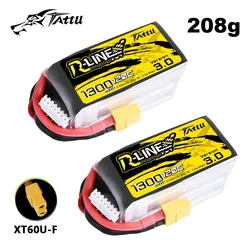 Nowy R-LINE TATTU 3.0 bateria Lipo 22.2V 1300mAh 120C dla helikopter RC Quadcopter FPV wyścigowy części do dronów 6S akumulator