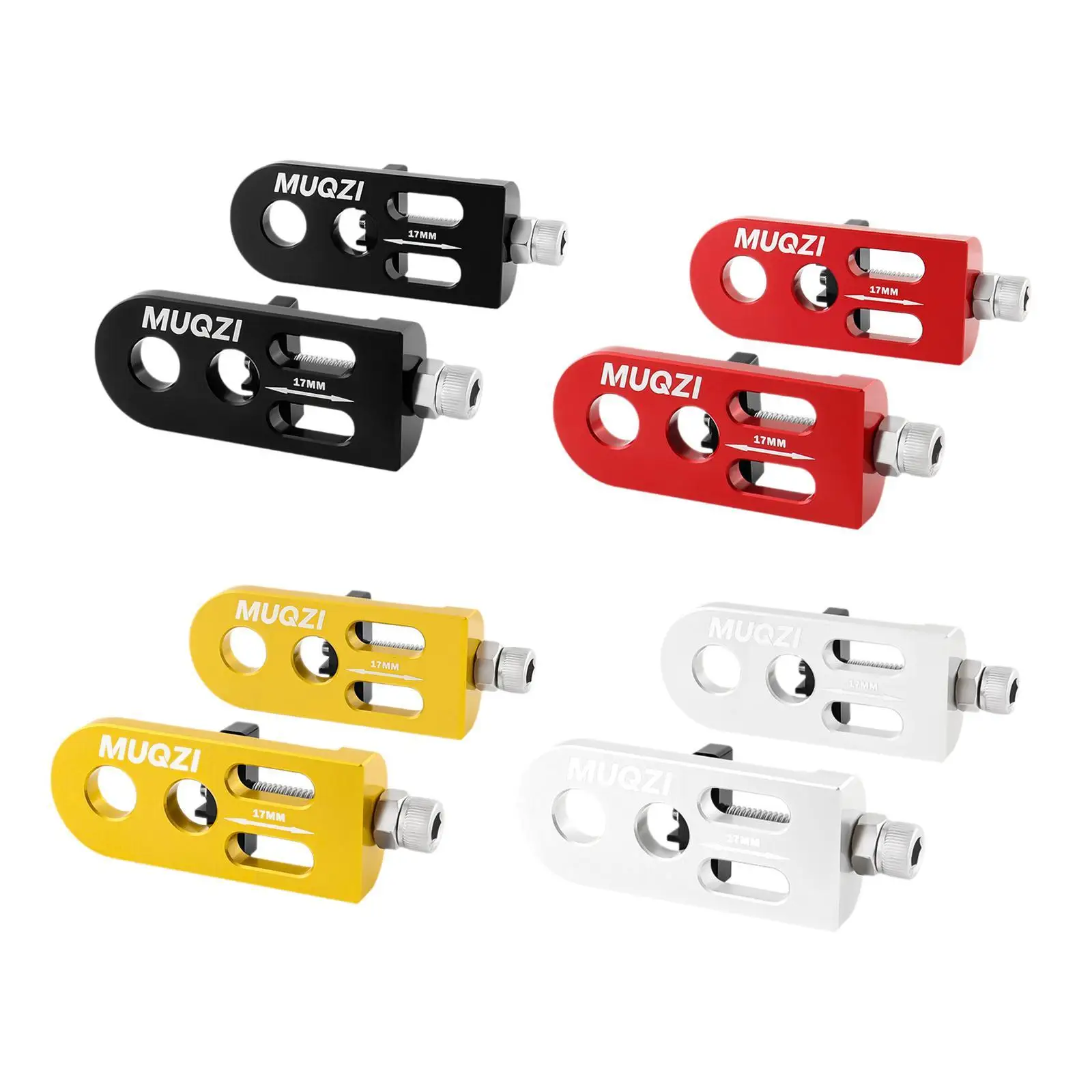 2Pcs Bike Chain Tensioner Lightweight Chain Tightener for BMX Mountain Bikes