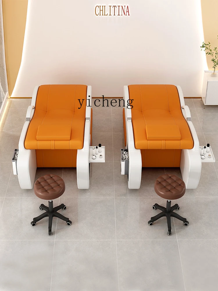 TQH-6.12  Face Washing Bed Facial Bed Solid Wood Tattoo Embroidery for Beauty Salon Ear Cleaning Massage Couch