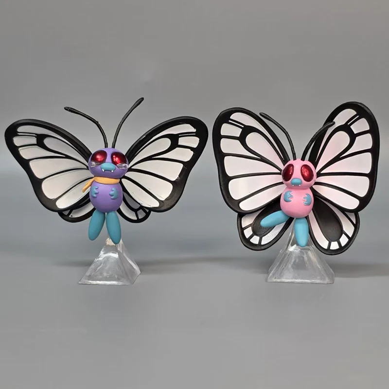 

9 см Pokemon Butterfree Papilusion Smettbo фигурка мультфильм бабочка ПВХ аниме коллекция модель настольный орнамент кукла игрушка в подарок