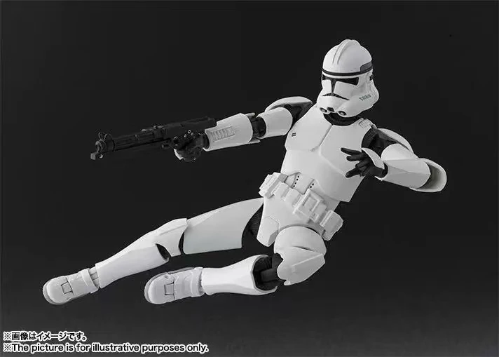 

Bandai Original STAR WARS Anime Model 1/12 CLONE TROOPER Action Figure Assembly Model Toys in Stock