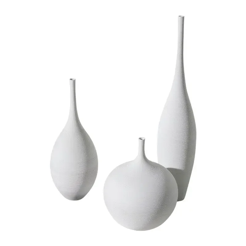 CAPIRON Zen Ceramic Vase for Home Decoration Floor Flowerpot Nordic Interior Centerpiece Living Room Decoration Accessories Gift