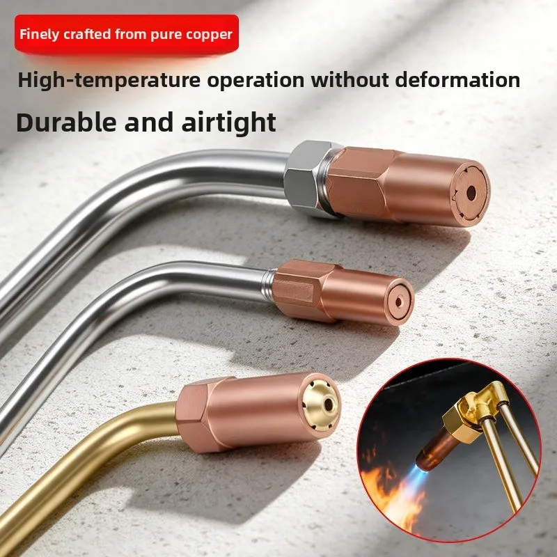 Premium American Oxygen Torch Tip Thick Brass for Jewelry Soldering - Durable Precision Tip for Goldsmith Welding Tool Accessory