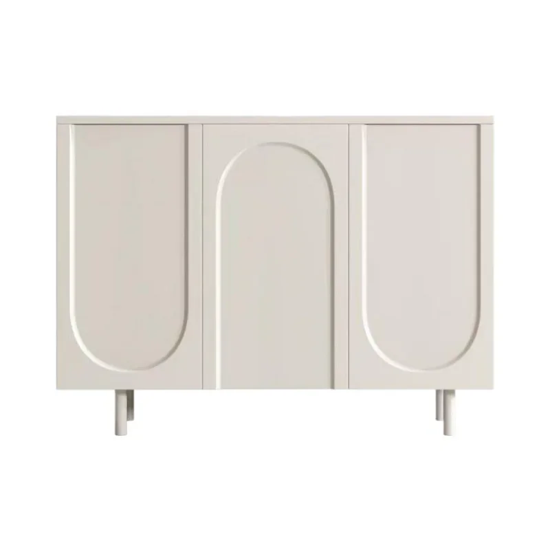 

Shoe cabinet French door home against the wall new clearance cream integrated shoe rack Internet celebrity storage locker