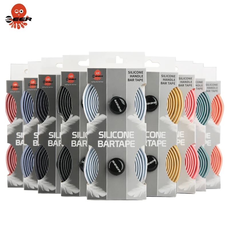 

SEER Road Bike Non-slip Handlebar Tape EVA+PU Breathable Anti-Vibration Durable Cycling Damping Straps Cycling Accessories