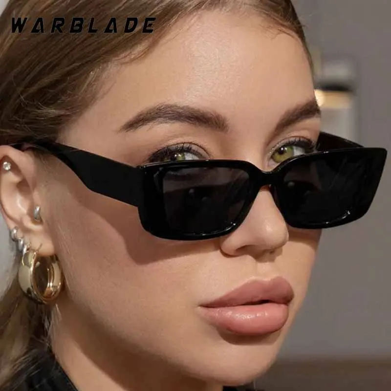 

Vintage Small Rectangle Frame Women's Sunglasses Retro Brand Design Men Sunglass Punk Trend Outdoor Travel Popular Shades UV400
