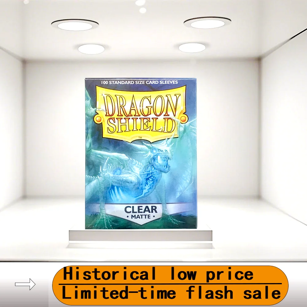 

66x91mm Dragon Shield 100 PCS/BOX Transparent High Quality Cards Sleeves Board Games Cards Playing TCG Sleeves Protector