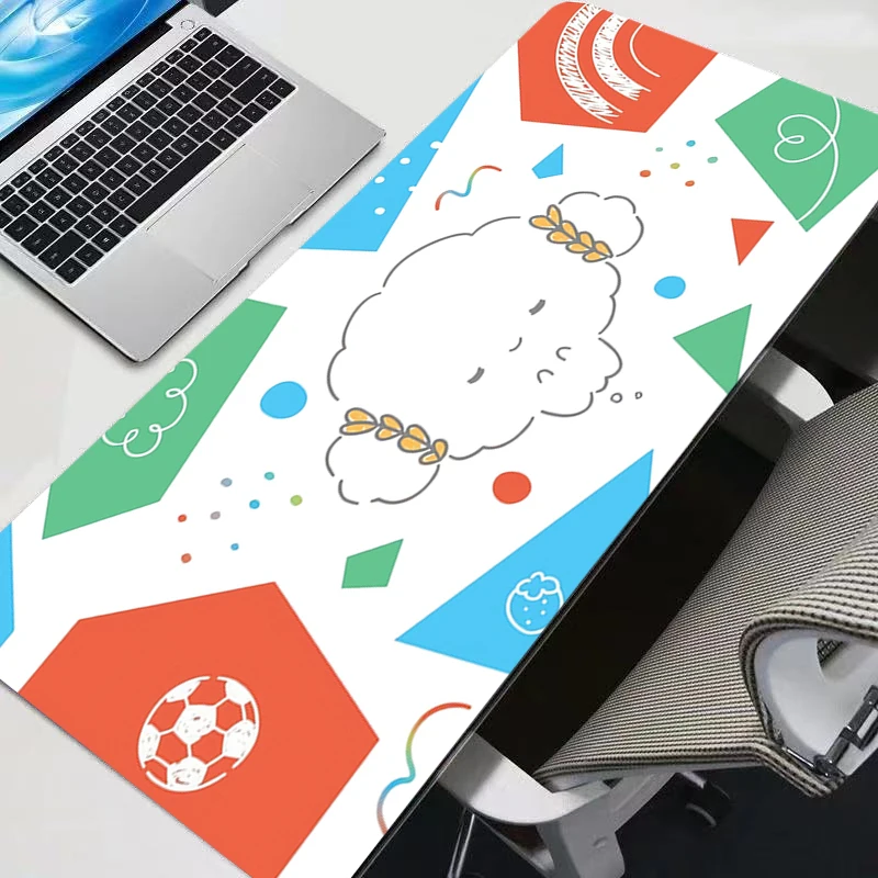 

Kawaii 90x40cm Mouse Pad Cogimyun Anime Cute Girl Gabinete Gamer Computer Desk Mat Keyboard Pad xxl Gaming Accessories Mousepad
