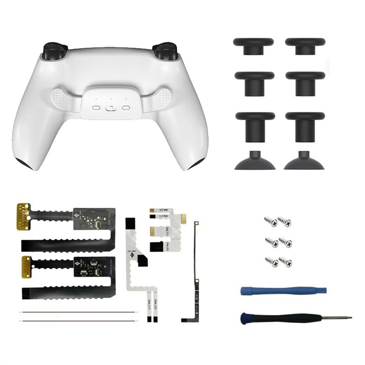 Back Button for PS5 Controller with Joystick Button Kit Redesigned Shell Programable Rise Remap for PS5 BDM010/020/030 A