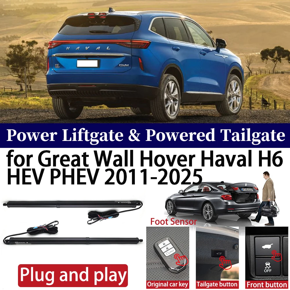 

for Great Wall Hover Haval H6 HEV PHEV 2011-2025 Car Auto Power Electric Tailgate Liftgate Trunk Closer System Boot Lift Motor