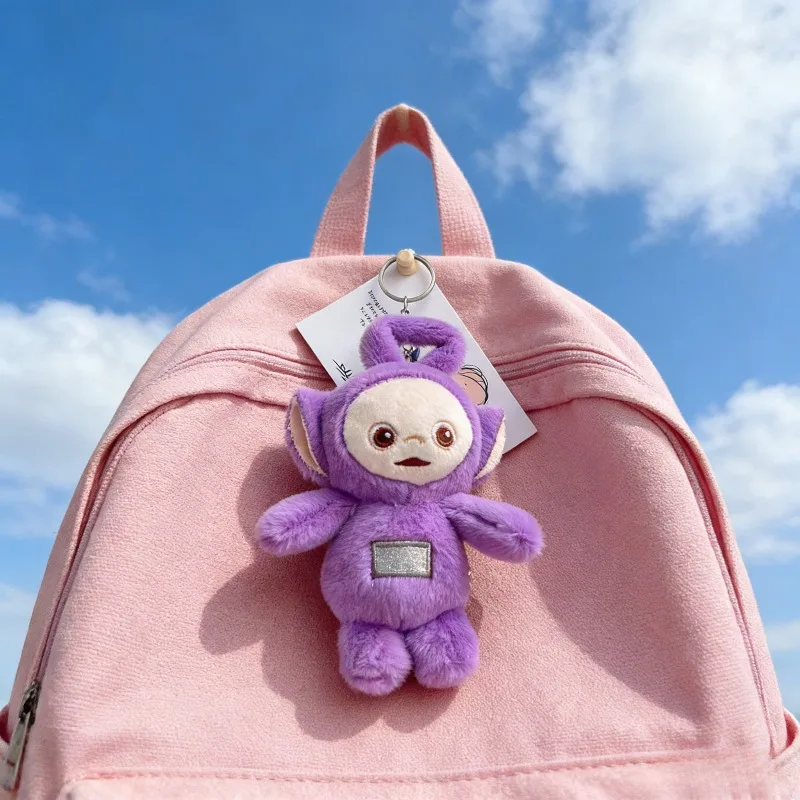 12CM Cartoon Teletubbies Series Stuffed Doll Pendent Creativity Exquisite Cute Plush Toy Backpack Key Chain Birthday Gift