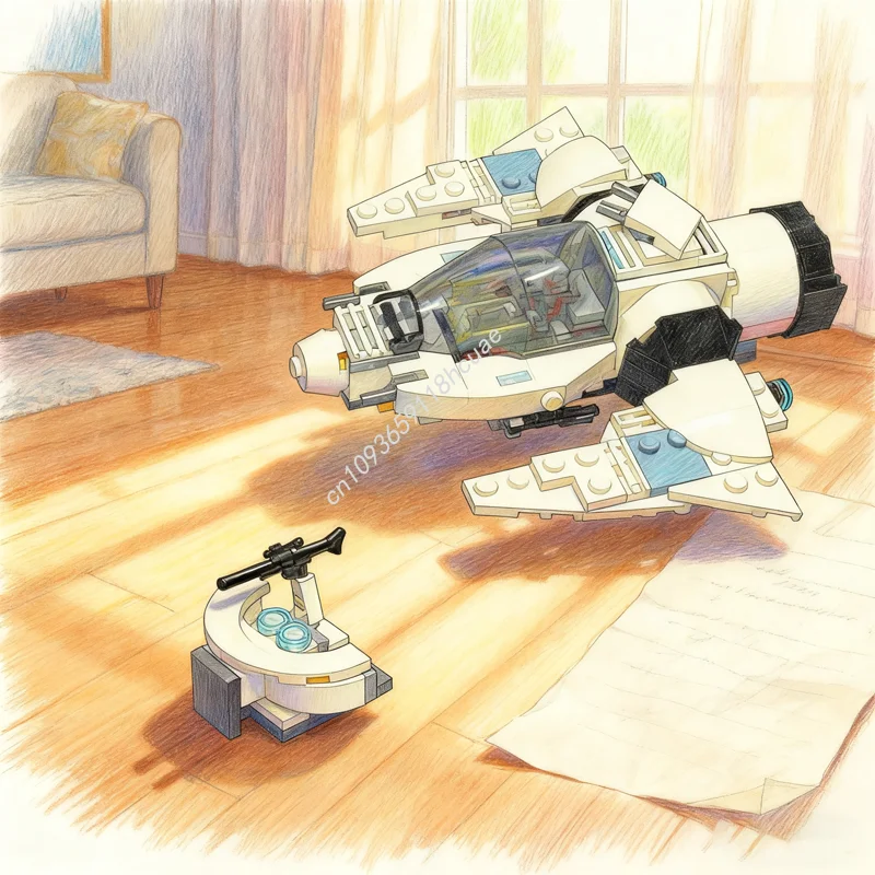 

182 шт. MOC 2 Kamino Training Starfighter Star Battle Модель Строительные игрушки Блоки Архитектура Рождественские подарки Идея Кирпич Дети