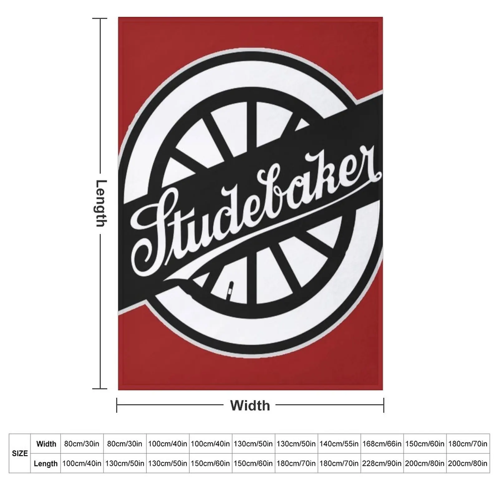 Studebaker Wheel Logo Throw Blanket for sofa Blankets For Sofas Decorative Beds Decorative Sofa Cute Soft Plaid Blankets