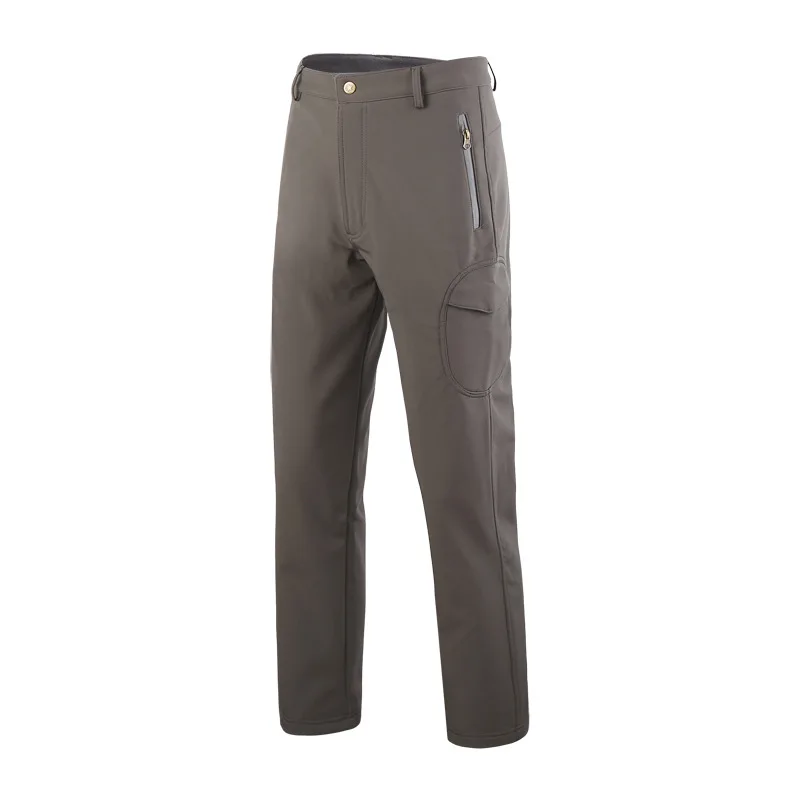 Pantalon tactique doublé polaire pour hommes, camouflage Softshell, pantalon de randonnée, imperméable, coupe-vent, thermique d'hiver, Ski, chasse, pantalon de travail pour hommes