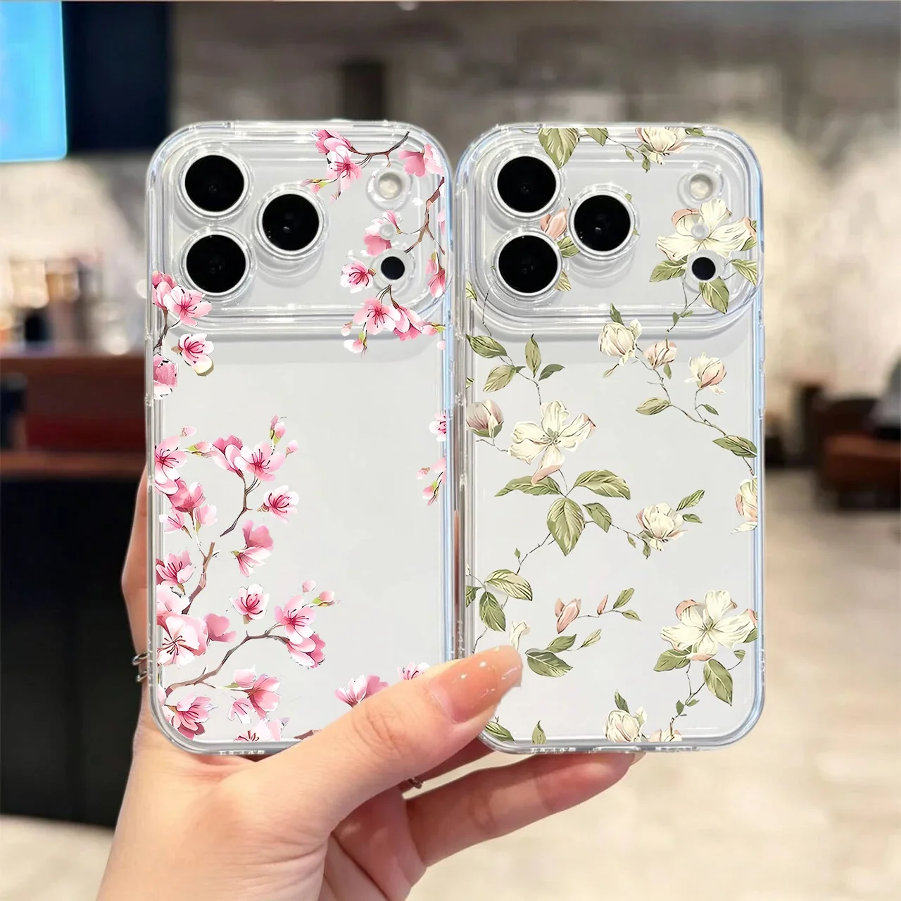 Vibrant Peach Blossom Magnolia Flower Case For Samsung A57 A56 A17 A07 A55 A06 A15 A54 A53 A32 A34 A13 A14 A33 A26 A23 5G Cover