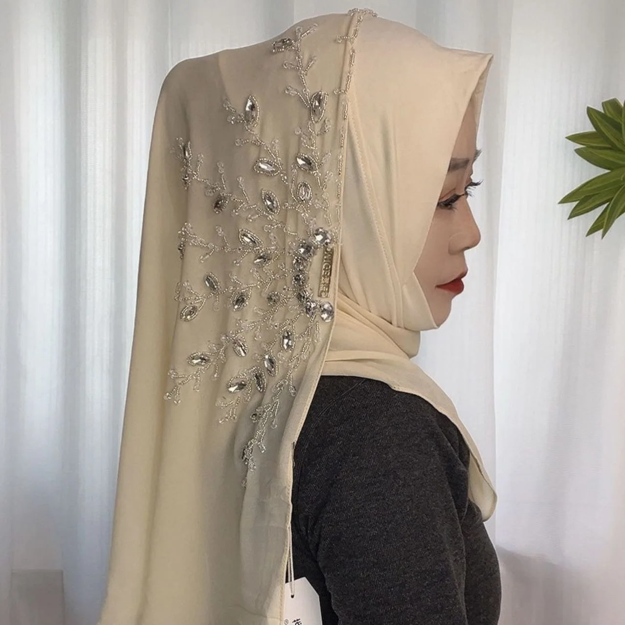 Muslim Wedding Women Shawls 2026 Luxury Wrap Hijabs
