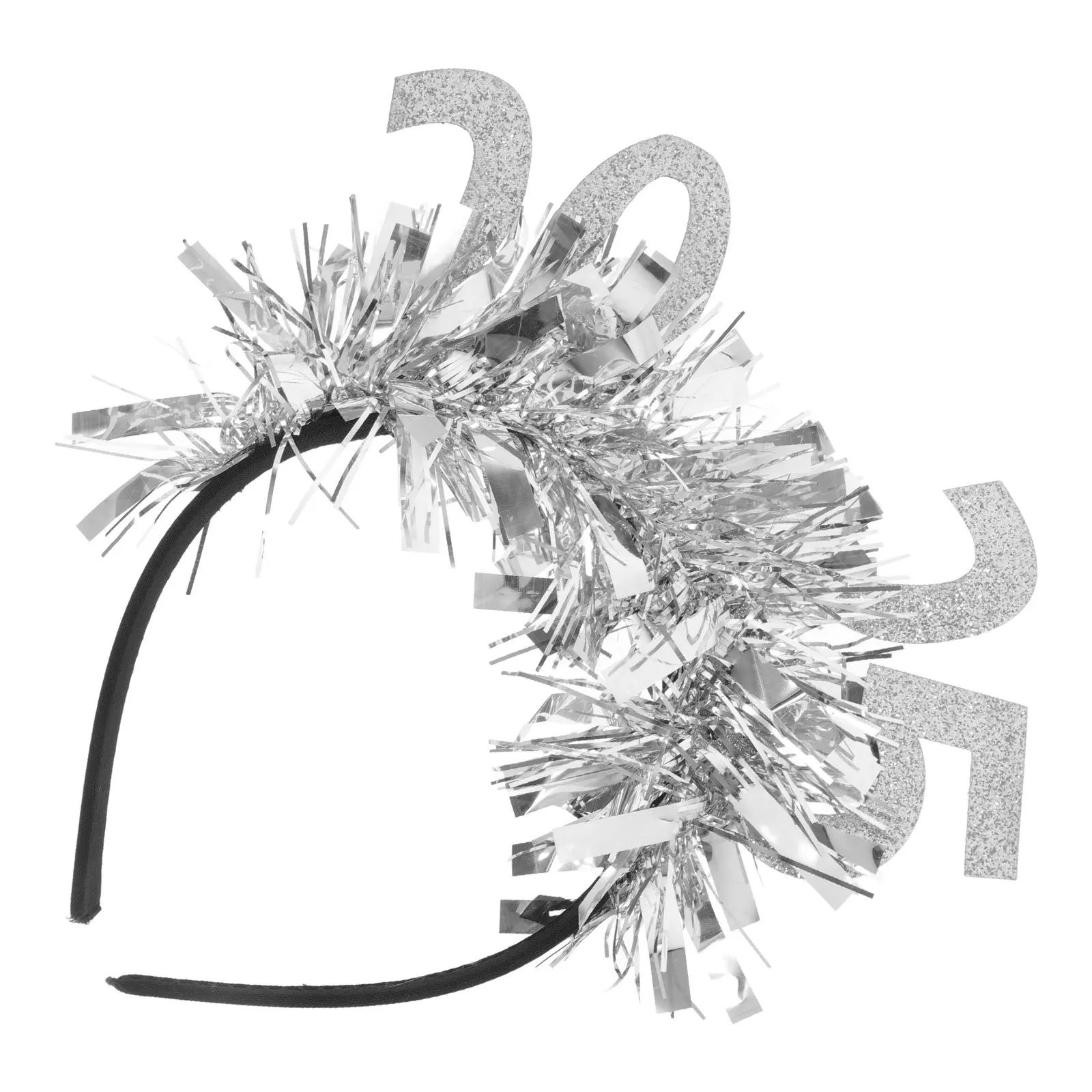 

New Year Hair Clasp 2025 Party Headband Lightweight Holiday Hairband Adult Festival Accessories 2025 New Year Headband