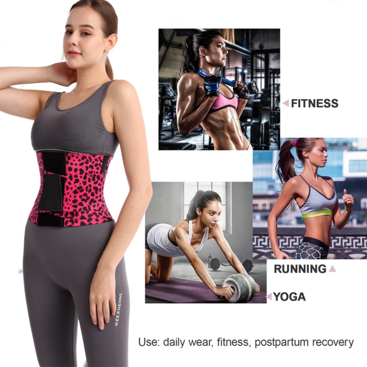مدرب خصر مشد البطن تحكم الفرقة الرياضة أنحل حزام الصالة الرياضية حزام Shaperwear Cincher تدريب العضلات حرق الدهون صالح الأشرطة