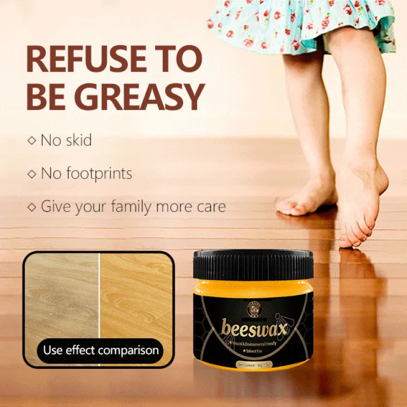 Mahogany furniture care waxing natural wood floor wax beeswax polishing waterproof furniture care