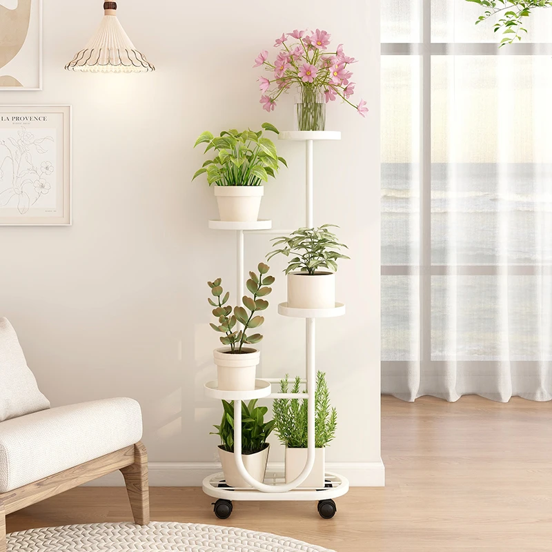 Removable living room flower rack Floor-to-ceiling plant placement flower rack rack