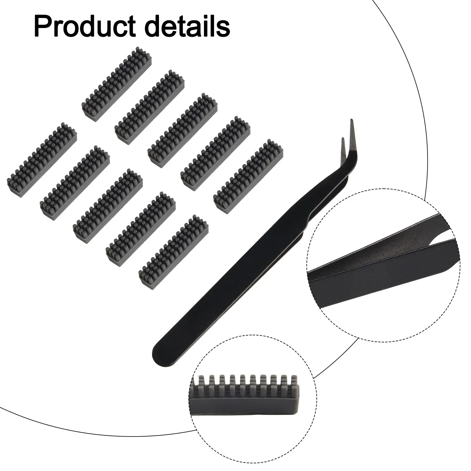 

Силиконовые щетки для чистки, совместимые с Bambu Для A1, полный комплект из 10 щеток и пинцетов для обслуживания