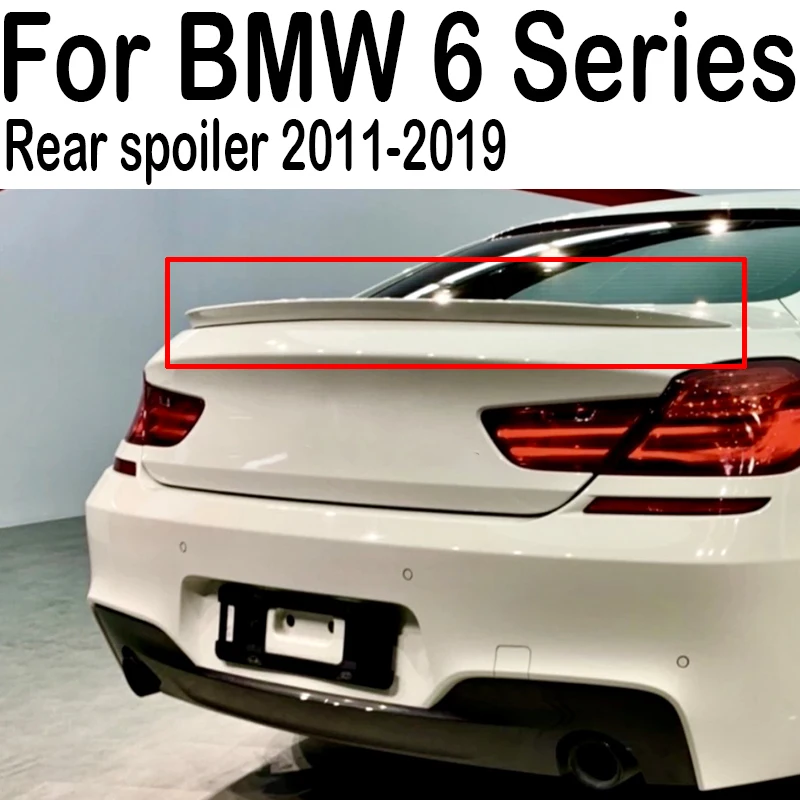 

Suitable for BMW 6 Series F06 M6 F12 F13 640i 650i 2011-2019, X style carbon fiber rear trunk lid, trunk spoiler wing