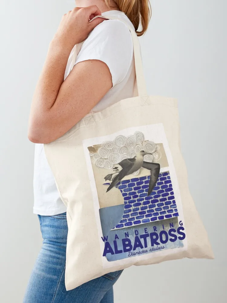 

Wandering Albatross Tote Bag Canvas shoulder bag Women's shopping bag Lady bags Shopper