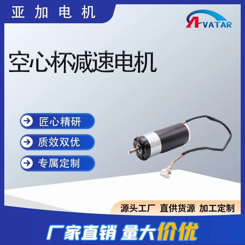 3665 Hollow Cup Planetary Gear Motor 36mm DC Gear Motor 24v Smart Home