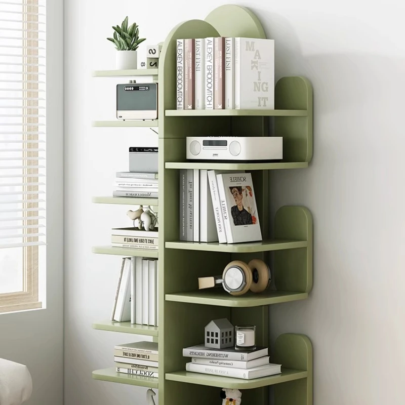 Green Shelf Storage Warehouse Multifunction Home Furniture Bookcase Frame Bedroom Desk Estanteria Habitacion Organizer Books